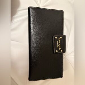 Kate Spade Black Oversized Wallet